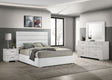 Furniture City Houma - Coaster - Felicity 4-piece California King Bedroom Set White High Gloss - 203511KW-S4