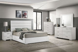 Furniture City Houma - Coaster - Felicity 5-piece Queen Bedroom Set White High Gloss - 203511Q-S5