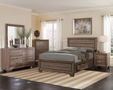 Furniture City Houma - Coaster - Kauffman 5-piece Queen Bedroom Set Washed Taupe - 204190Q-S5