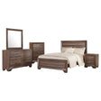 Furniture City Houma - Coaster - Kauffman 5-piece Queen Bedroom Set Washed Taupe - 204191Q-S5