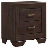Kauffman 4-piece Eastern King Bedroom Set Dark Cocoa