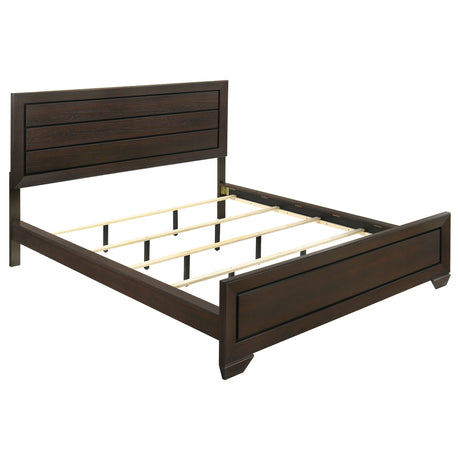 Furniture City Houma - Coaster - Kauffman Wood California King Panel Bed Dark Cocoa - 204391KW