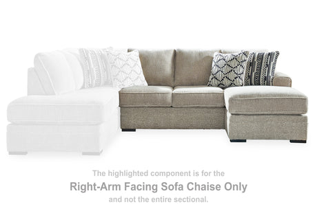 Furniture City Houma - Ashley Furniture - Calnita Right-Arm Facing Sofa Chaise - RAF Sofa Chaise / Sisal - 2050203