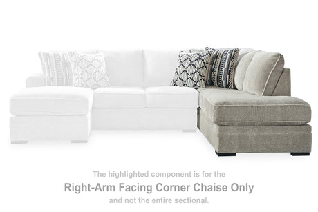 Furniture City Houma - Ashley Furniture - Calnita Right-Arm Facing Corner Chaise - RAF Corner Chaise / Sisal - 2050217