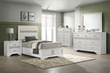 Furniture City Houma - Coaster - Miranda 5-piece Twin Bedroom Set White - 205110T-S5
