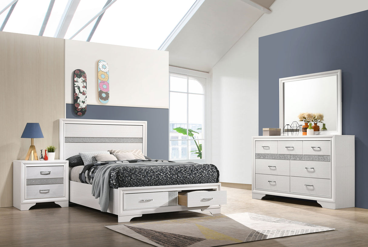 Furniture City Houma - Coaster - Miranda 4-piece Full Bedroom Set White - 205111F-S4