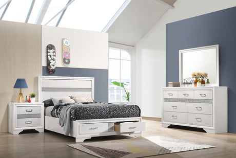 Furniture City Houma - Coaster - Miranda 4-piece Full Bedroom Set White - 205111F-S4