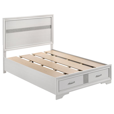 Furniture City Houma - Coaster - Miranda 51-inch Wood Full Storage Panel Bed White - 205111F
