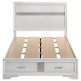 Miranda 51-inch Wood Full Storage Panel Bed White
