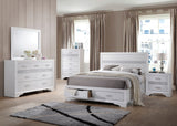 Furniture City Houma - Coaster - Miranda 5-piece Eastern King Bedroom Set White - 205111KE-S5