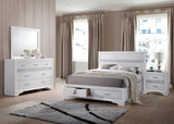 Furniture City Houma - Coaster - Miranda 4-piece Queen Bedroom Set White - 205111Q-S4
