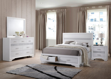 Furniture City Houma - Coaster - Miranda 4-piece Queen Bedroom Set White - 205111Q-S4