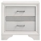 Miranda 2-drawer Nightstand White