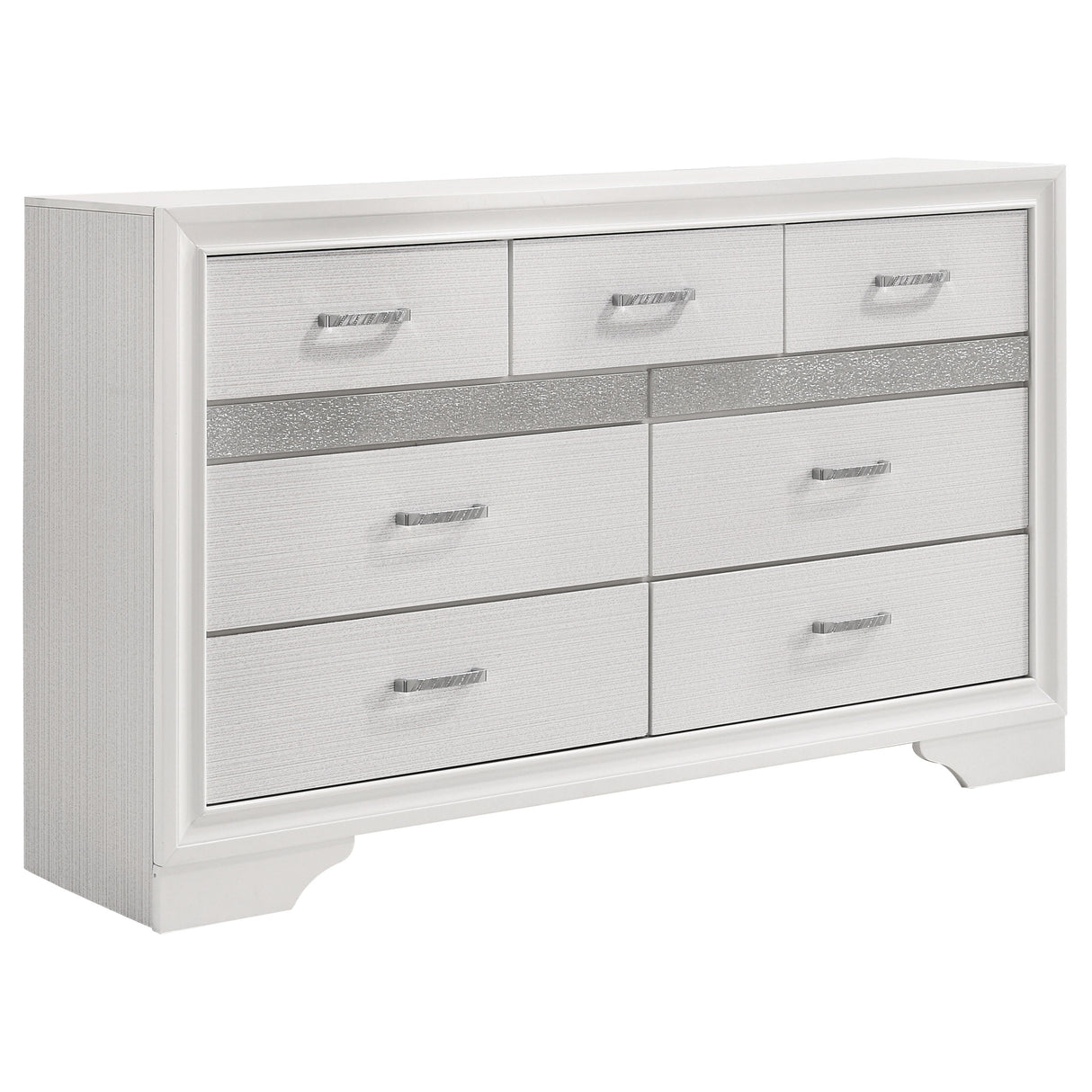 Furniture City Houma - Coaster - Miranda 7-drawer Dresser White - 205113