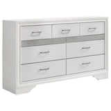 Furniture City Houma - Coaster - Miranda 7-drawer Dresser White - 205113