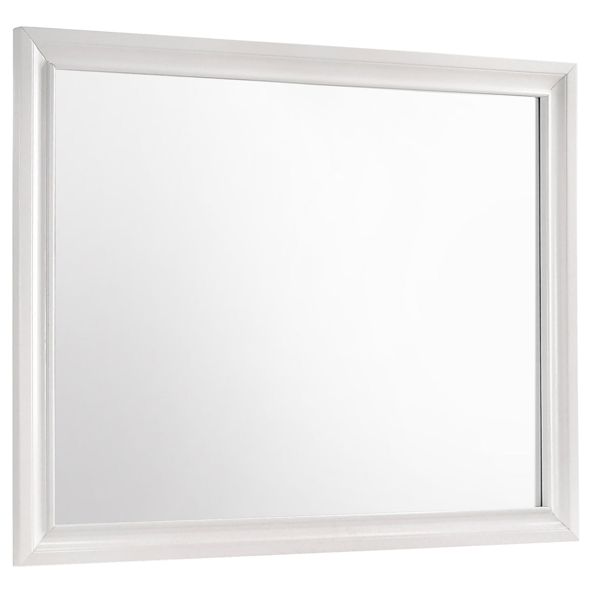 Furniture City Houma - Coaster - Miranda Dresser Mirror White - 205114
