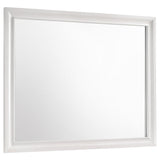 Furniture City Houma - Coaster - Miranda Dresser Mirror White - 205114