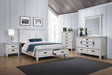 Furniture City Houma - Coaster - Franco 5-piece Queen Bedroom Set Distressed White - 205330Q-S5