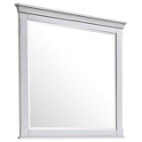 Furniture City Houma - Coaster - Franco Dresser Mirror Distressed White - 205334