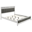 Furniture City Houma - Coaster - Barzini Wood California King Panel Bed White - 205891KW