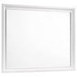 Furniture City Houma - Coaster - Barzini Dresser Mirror White - 205894