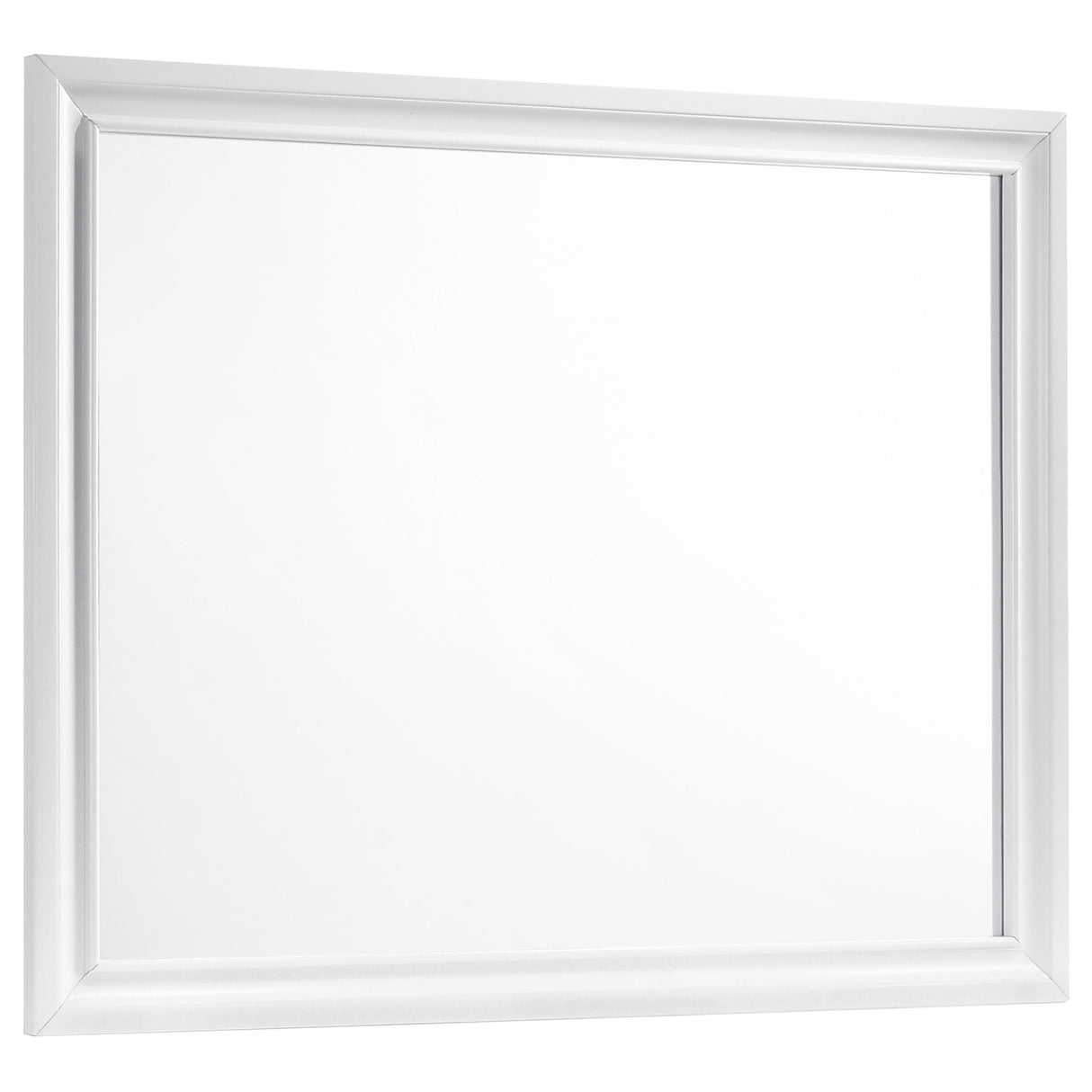Furniture City Houma - Coaster - Barzini Dresser Mirror White - 205894