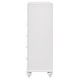 Barzini 5-drawer Bedroom Chest White