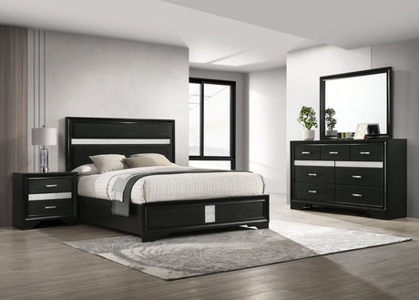 Furniture City Houma - Coaster - Miranda 4-piece Full Bedroom Set Black - 206360F-S4