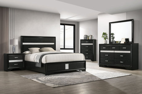 Furniture City Houma - Coaster - Miranda 5-piece Full Bedroom Set Black - 206360F-S5