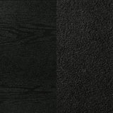 Miranda 54-inch Upholstered Full Panel Bed Black
