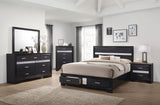Furniture City Houma - Coaster - Miranda 4-piece Queen Bedroom Set Black - 206361Q-S4