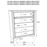 Miranda 5-drawer Bedroom Chest Black