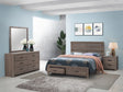 Furniture City Houma - Coaster - Brantford 4-piece Queen Bedroom Set Barrel Oak - 207040Q-S4