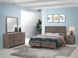 Furniture City Houma - Coaster - Brantford 4-piece Queen Bedroom Set Barrel Oak - 207040Q-S4