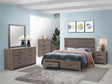 Furniture City Houma - Coaster - Brantford 5-piece Queen Bedroom Set Barrel Oak - 207040Q-S5
