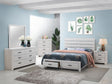 Furniture City Houma - Coaster - Brantford 5-piece Eastern King Bedroom Set Coastal White - 207050KE-S5