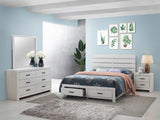 Furniture City Houma - Coaster - Brantford 4-piece Queen Bedroom Set Coastal White - 207050Q-S4