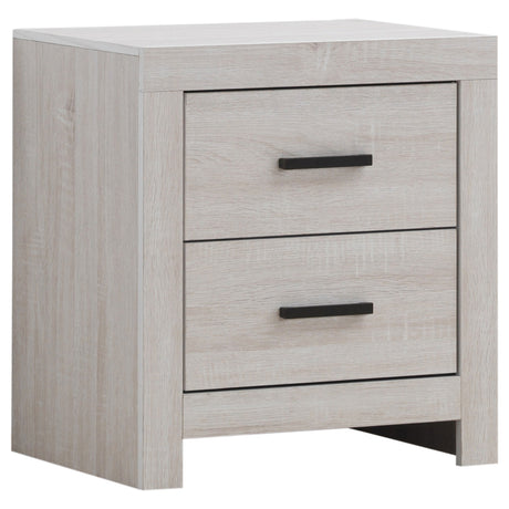 Furniture City Houma - Coaster - Brantford 2-drawer Nightstand Coastal White - 207052
