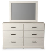 Stelsie - Dresser, Mirror - White
