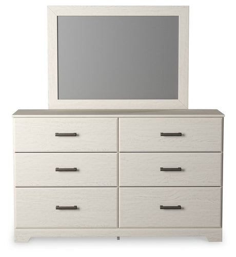 Stelsie - Dresser, Mirror - White