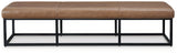 Joston - Accent Bench - Caramel