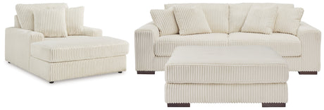 Furniture City Houma - Ashley Furniture - Lindyn 2-Piece Sectional, Chaise and Oversized Ottoman - 2-Piece Sectional, Chaise and Oversized Ottoman - 21104U2