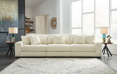 Furniture City Houma - Ashley Furniture - Lindyn 3-Piece Sectional Sofa - RAF 3-Piece Sectional Sofa / Fog - 21105S14