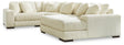 Furniture City Houma - Ashley Furniture - Lindyn 4-Piece Sectional with Chaise - RAF 4-Piece Sectional with Chaise / Fog - 21105S17