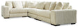 Furniture City Houma - Ashley Furniture - Lindyn 4-Piece Sectional - RAF 4-Piece Sectional / Ivory - 21104S8