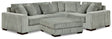 Furniture City Houma - Ashley Furniture - Lindyn 4-Piece Sectional and Ottoman - 4-Piece Sectional and Ottoman - 21105U7