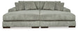 Furniture City Houma - Ashley Furniture - Lindyn Super Chaise - RAF Super Chaise / Ivory - 21104S16