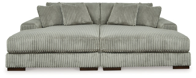 Furniture City Houma - Ashley Furniture - Lindyn Super Chaise - RAF Super Chaise / Ivory - 21104S16