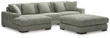 Lindyn 3-Piece Sectional with Ottoman