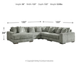 Lindyn 5-Piece Sectional with Chaise